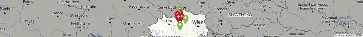 Kartenansicht für Apotheken-Notdienste in der Nähe von Langschlag (Zwettl, Niederösterreich)